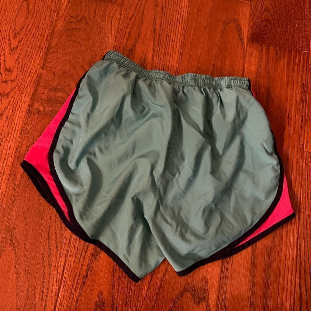 Women’s size small aqua, hot pink, navy Nike dri-fit shorts